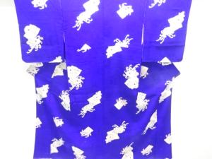 アンティーク　菊模様着物